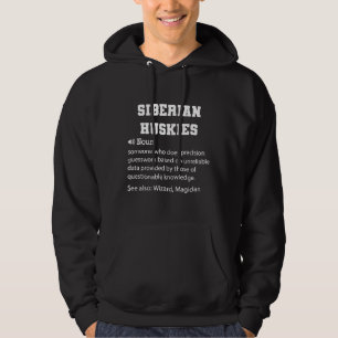 Sibirische Huskies Definition Funny Sibirien Huski Hoodie