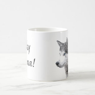 Sibirische Huskies Hund , Husky Mama Kaffeetasse