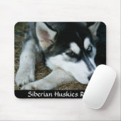 Sibirische Huskies-Regel Mousepad (Mit Mouse)