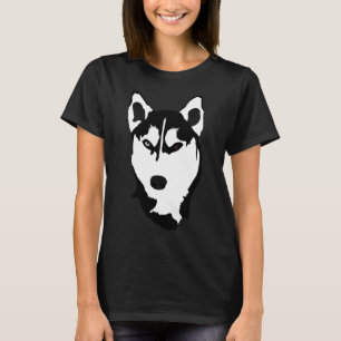 Sibirische Husky-Aufkleber 23 T-Shirt
