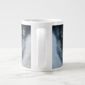 Sibirische Husky-Augen Jumbo-Tasse (Rückseite)