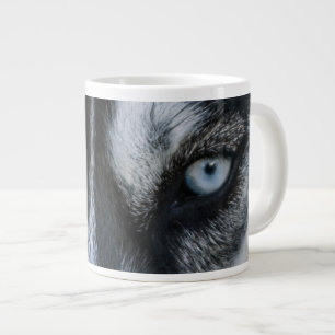 Sibirische Husky-Augen Jumbo-Tasse