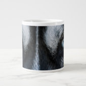 Sibirische Husky-Augen Jumbo-Tasse (Vorderseite)