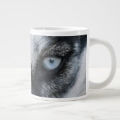 Sibirische Husky-Augen Jumbo-Tasse (Rechts)