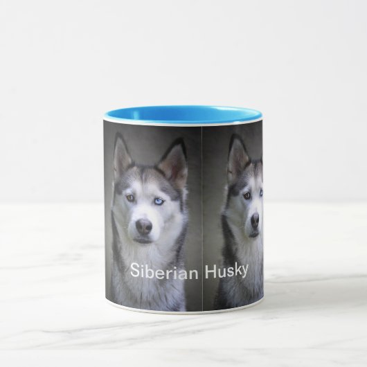 Sibirische Husky-Combo-Tasse Tasse (Zentrum)