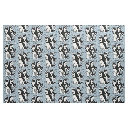 Sibirische Husky-Gewebe Stoff (Fat Quarter (45,7 x 55,9 cm))