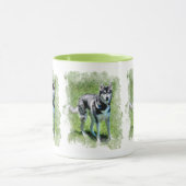 Sibirische Husky-Hunde-Liebhaber Tasse (Zentrum)