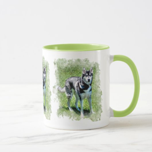 Sibirische Husky-Hunde-Liebhaber Tasse (Rechts)