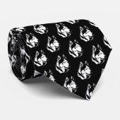 Sibirische Husky-Krawatte Stilvolle Alaskan-Malamu Krawatte (Gerollt)