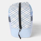 Sibirische Husky-Malerei - Silber und Weiße Hundek Waschbeutel (Rechts)