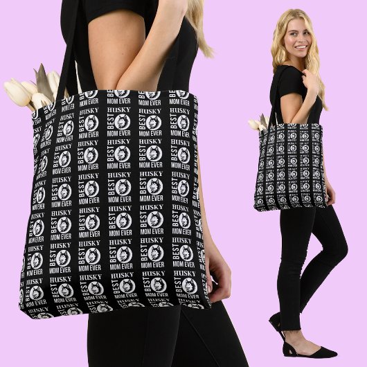 Sibirische Husky-Mama , Hunde-Mama, Hunde-Liebhabe Tasche