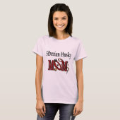 Sibirische Husky-Mama T-Shirt (Vorne ganz)
