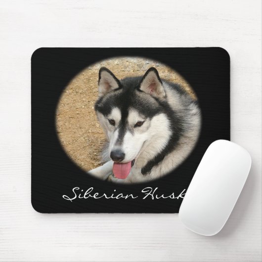 Sibirische Husky-Mousepad Mousepad (Mit Mouse)