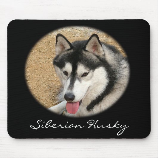 Sibirische Husky-Mousepad Mousepad (Vorne)