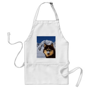 Sibirische Husky-Schürze Schürze