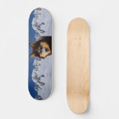 Sibirische Husky-Skateboard Skateboard (Vorderseite)