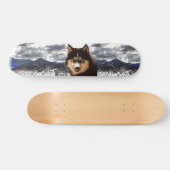 Sibirische Husky-Skateboard Skateboard (Horizontal)