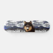 Sibirische Husky-Skateboard Skateboard (Horizontal)