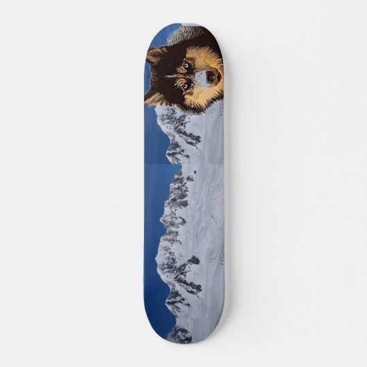 Sibirische Husky-Skateboard Skateboard (Vorne)
