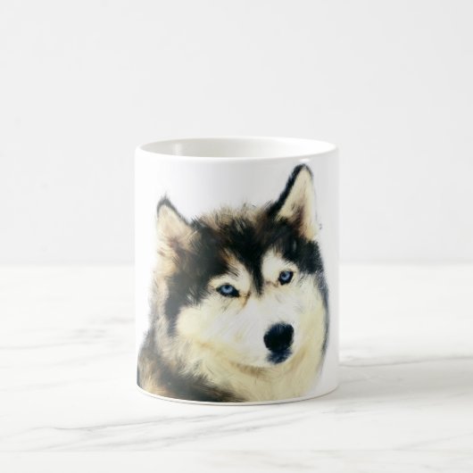 Sibirische Husky-Tasse Kaffeetasse (Mittel)