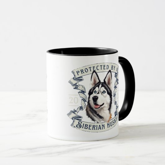 Sibirische Husky-Tasse Tasse (VorderseiteRechts)
