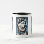 Sibirische Husky-Tasse Tasse (Zentrum)