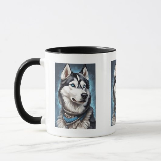 Sibirische Husky-Tasse Tasse (Links)