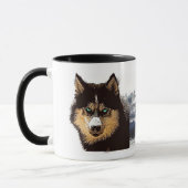 Sibirische Husky-Tasse Tasse (Links)