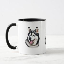 Sibirische Husky-Tasse Tasse
