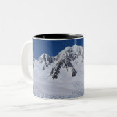 Sibirische Husky-Tasse Zweifarbige Tasse (Vorderseite Links)