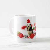 Sibirische Husky Weihnachtsschmuck Geschenkboxen T Kaffeetasse (Vorderseite Links)