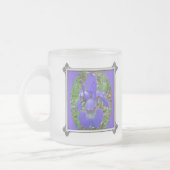 Sibirische Iris-Wildblume - Iris sibirica Mattglastasse (Links)