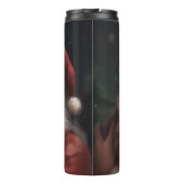 Sibirische Katze mit Weihnachtsmann Weihnachten Thermosbecher (Rückseite)