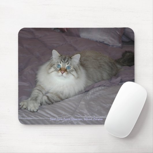 Sibirische Katze Mousepad (Mit Mouse)