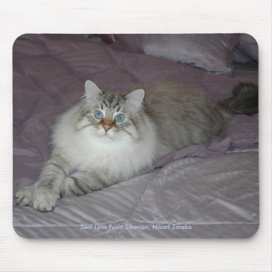 Sibirische Katze Mousepad (Vorne)