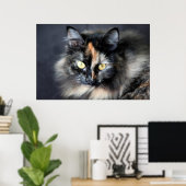 Sibirische Katze Poster (Heimbüro)