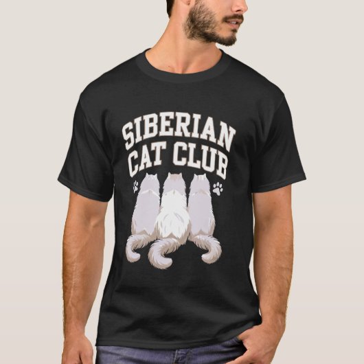 Sibirische Katze T-Shirt (Vorderseite)