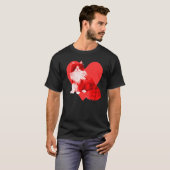 Sibirische Katze T-Shirt (Vorne ganz)
