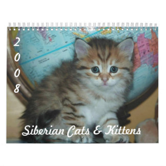 Sibirische KATZEN u. KÄTZCHEN CAL2008 Kalender