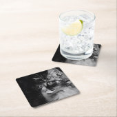 Sibirische Katzen-Untersetzer Rechteckiger Pappuntersetzer (Vor Ort)