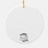 Sibirische Liebe Keramikornament (Hinten)