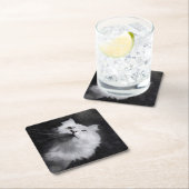 Sibirische Porträt-Untersetzer Rechteckiger Pappuntersetzer (Vor Ort)