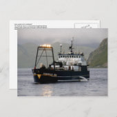 Sibirische See, Langleinenfischer Postkarte (Vorne/Hinten)