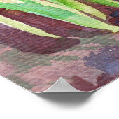 Sibirische Squill-Blue-Spring-Blume Poster (Ecke)