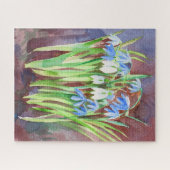 Sibirische Squill-Blue-Spring-Blume Puzzle (Horizontal)