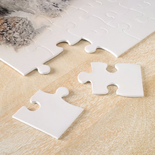 Sibirische Tigermutter und Kitten Puzzle (Seite)