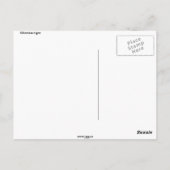 Sibirische Tigerpostkarte Postkarte (Rückseite)