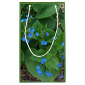 Sibirischer Bugloss - blau und grün - Kleine Geschenktüte (Rückseite)