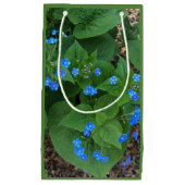 Sibirischer Bugloss - blau und grün - Kleine Geschenktüte (Vorderseite)
