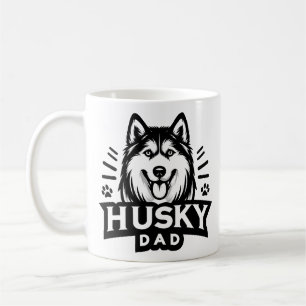 Sibirischer Geist: Die Vaterschaft als Husky-Vater Kaffeetasse